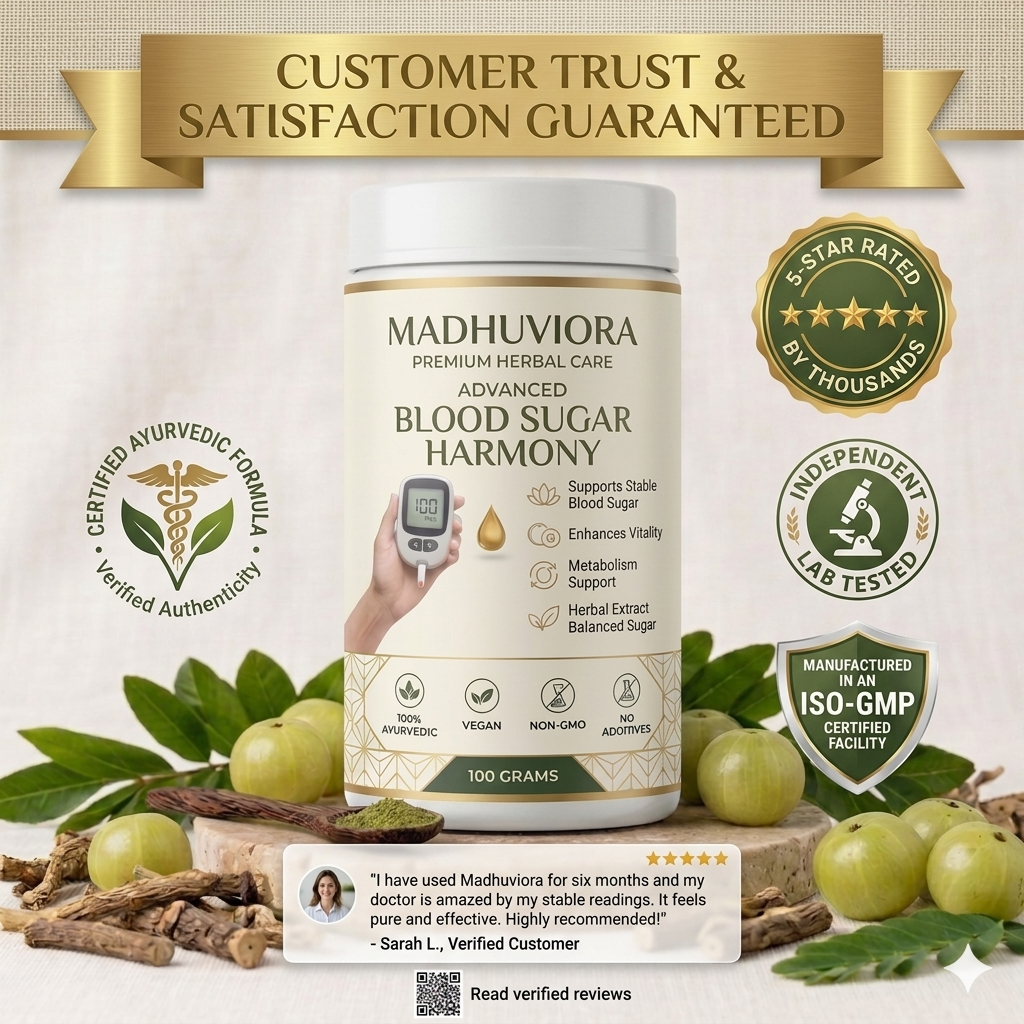 MADHUVIORA ® DIABETES BLOOD SUGAR POWDER 60DAYS CHALLENGE