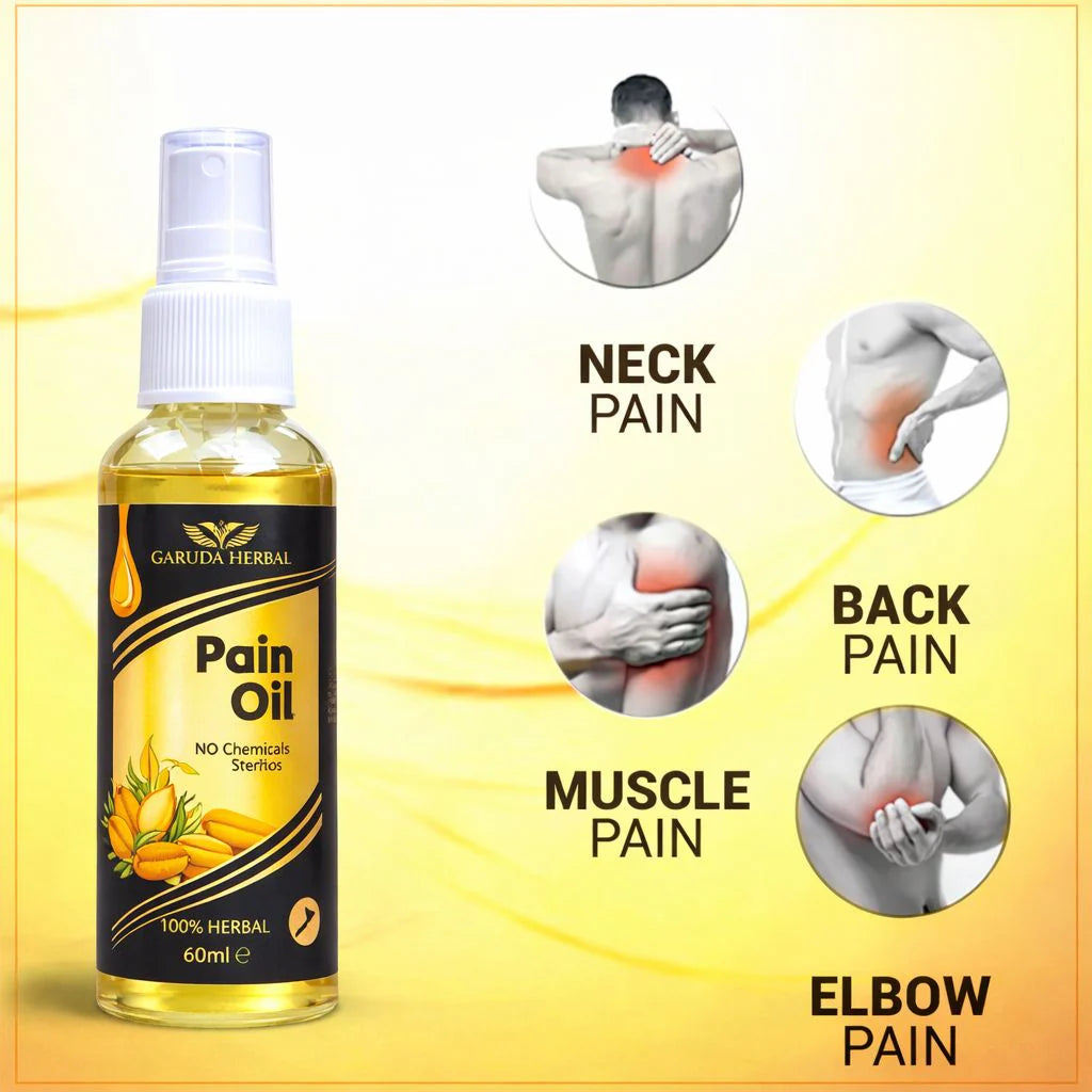 Garuda Herbal Pain Relief & Killer Oil-Joint,Knee & Back Pain Relief 100%