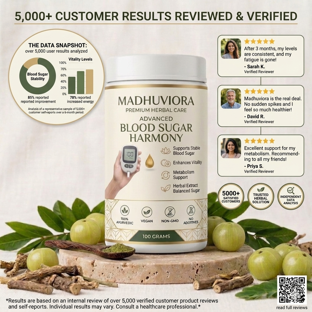 MADHUVIORA ® DIABETES BLOOD SUGAR POWDER 60DAYS CHALLENGE