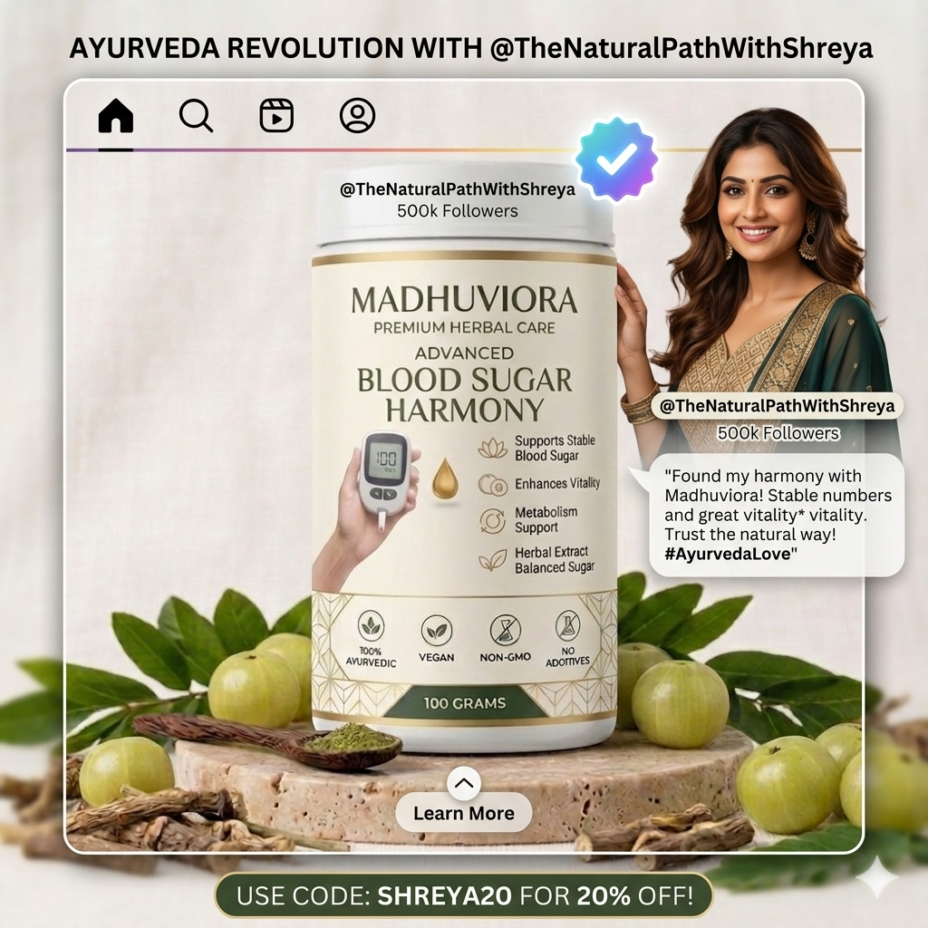 MADHUVIORA ® DIABETES BLOOD SUGAR POWDER 60DAYS CHALLENGE