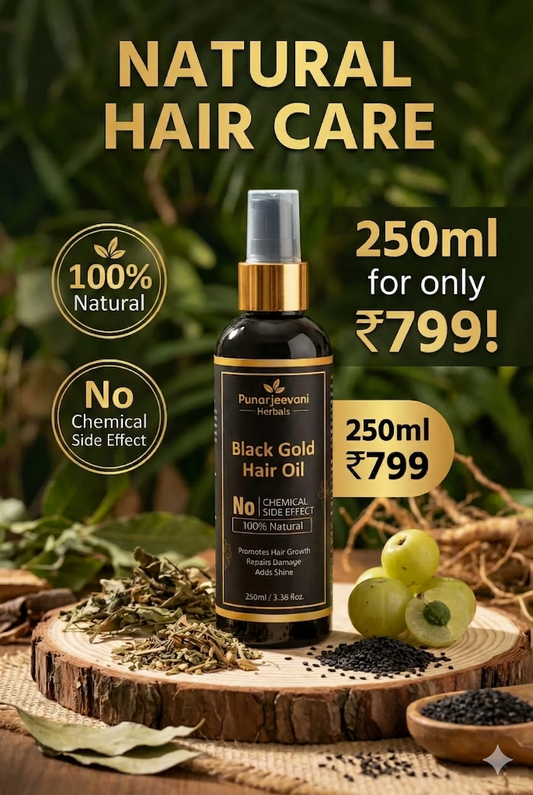 Black Gold Hair Oil-100% Effective Hair Oil