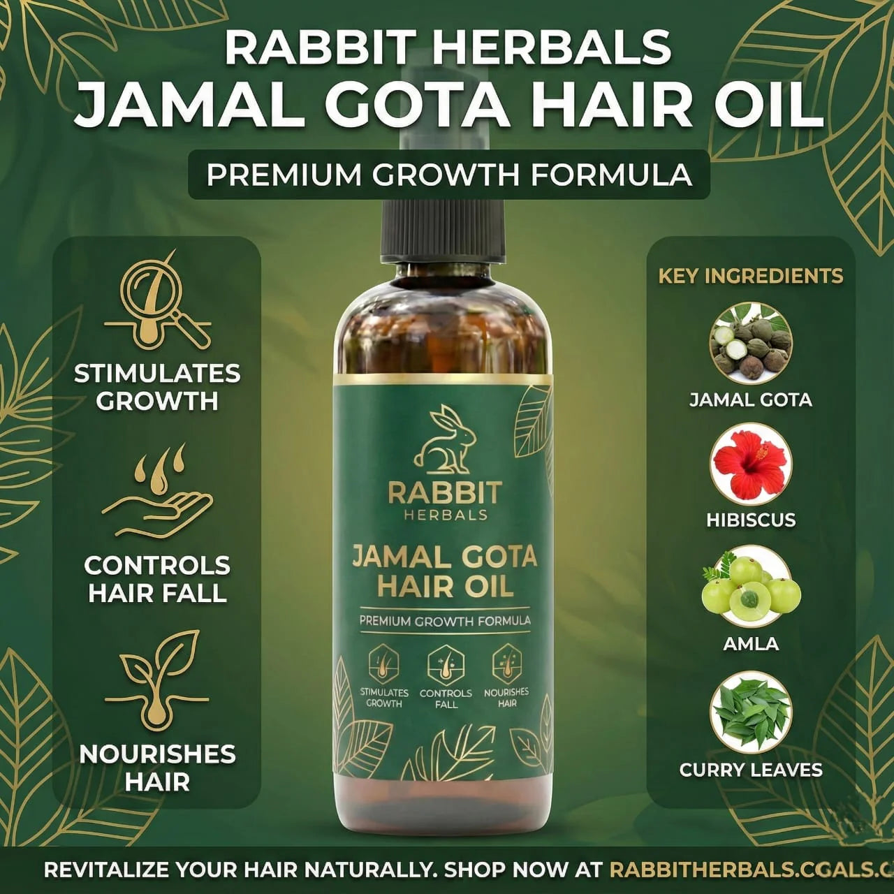 Jamalgota advance hair growth Oil – 100% Stronger, Healthier Growth