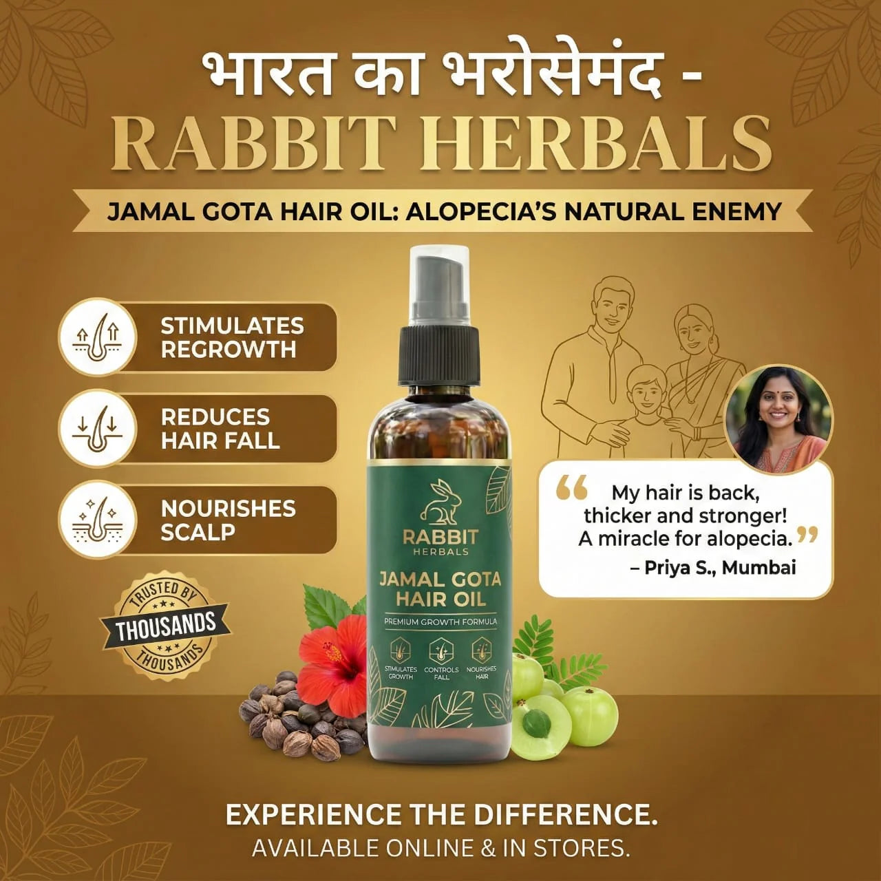 Jamalgota advance hair growth Oil – 100% Stronger, Healthier Growth