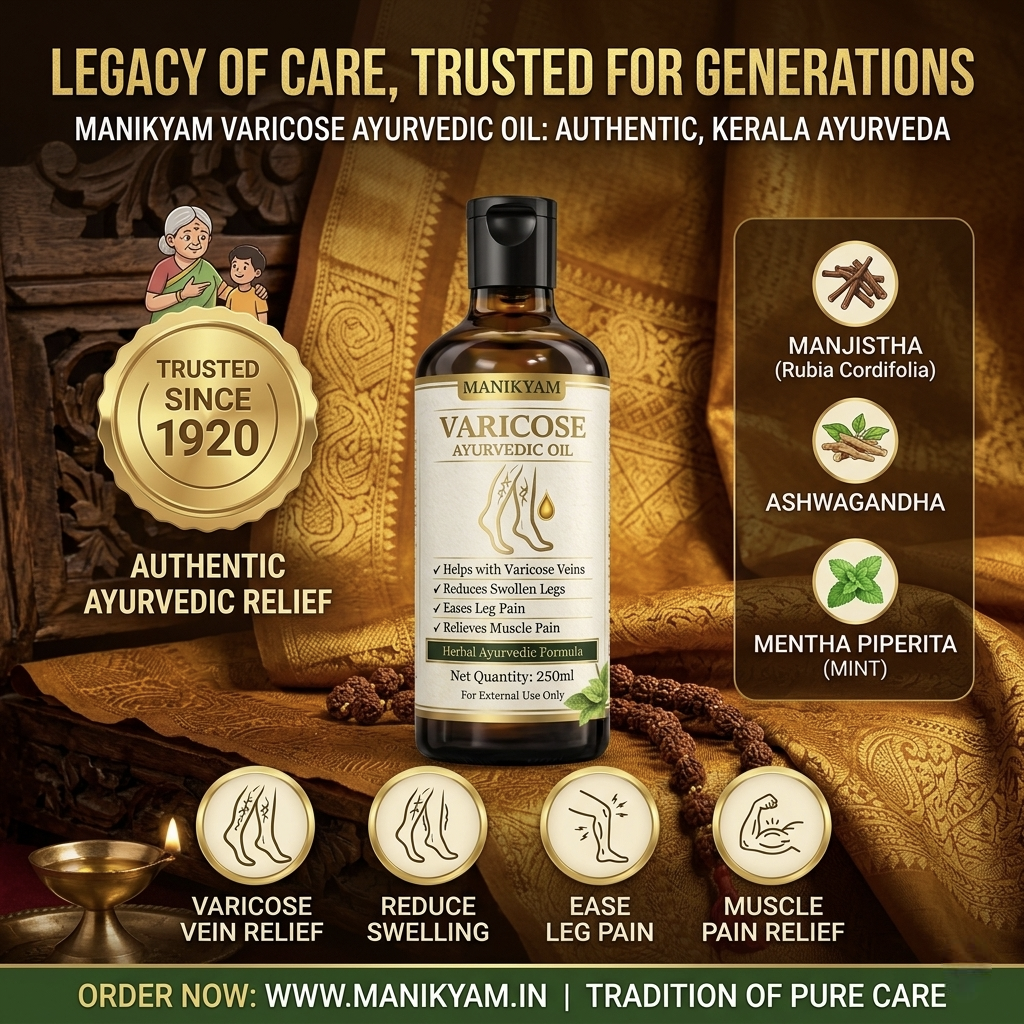 VARICOSE VEINS PAIN RELIEF OIL - Ayurveda Oil Relief 15 Days Challenge