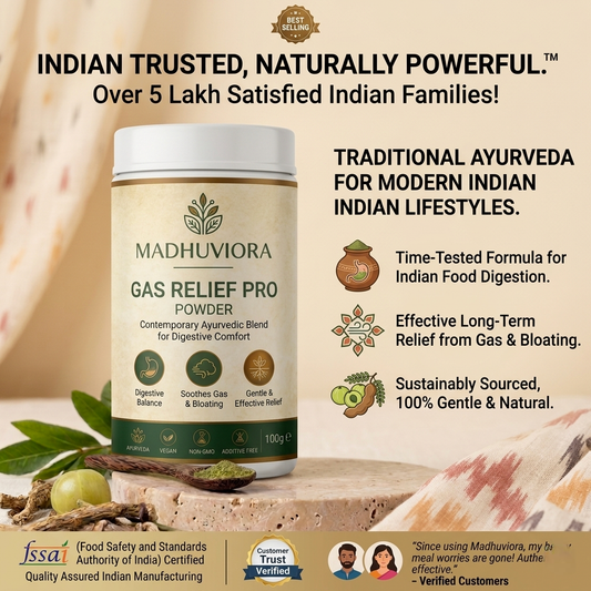 MADHUVIORA ® GAS RELIEF PRO POWDER 60 DAYS CHALLENGE