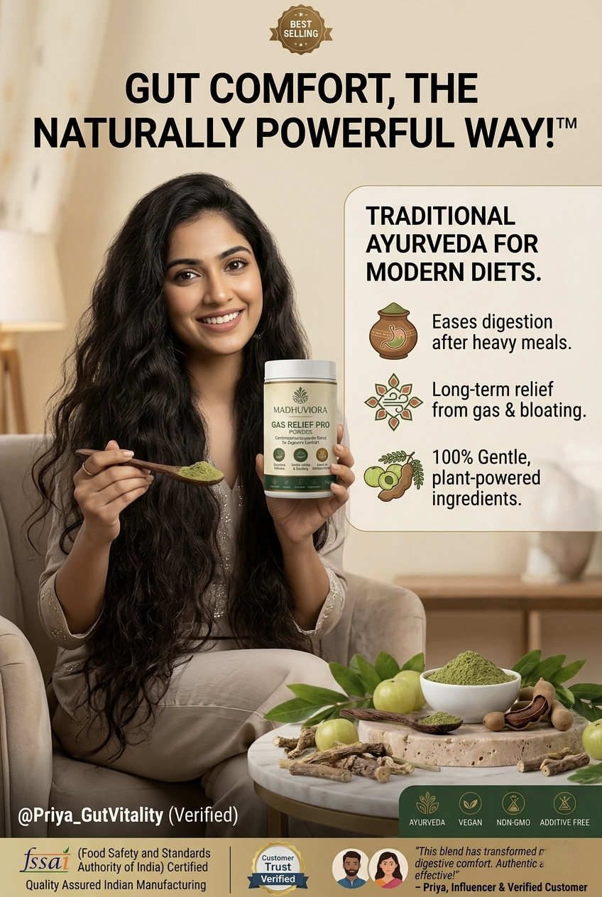 MADHUVIORA ® GAS RELIEF PRO POWDER 60 DAYS CHALLENGE