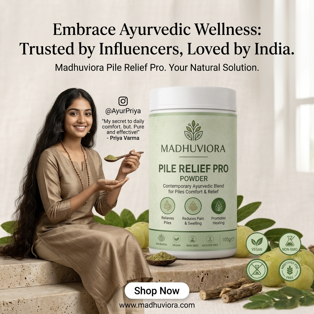 MADHUVIORA ® PILES RELIEF POWDER-30 DAYS CHALLENGE