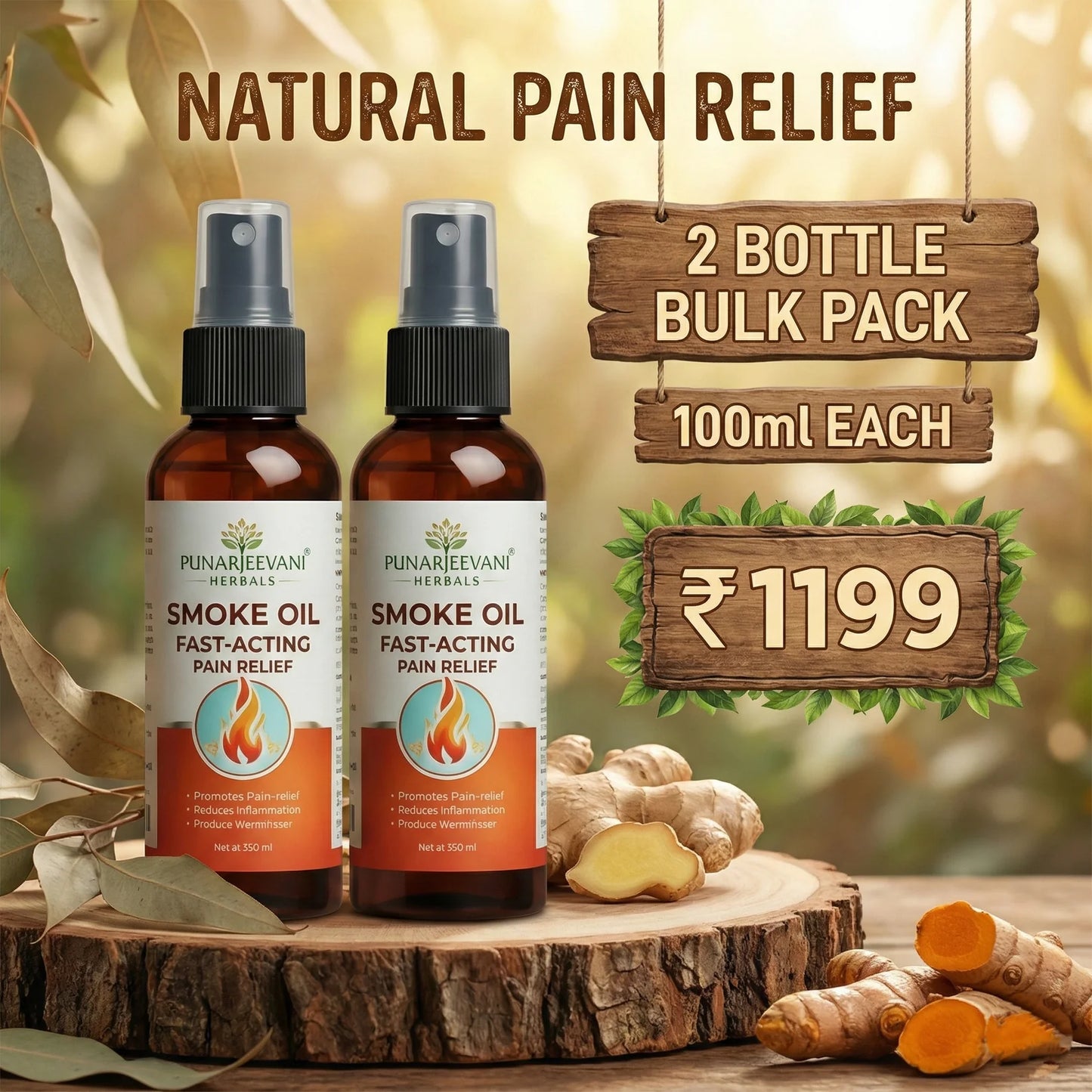 Fast Acting Smoke Oil- Modern Pain Relief Oil