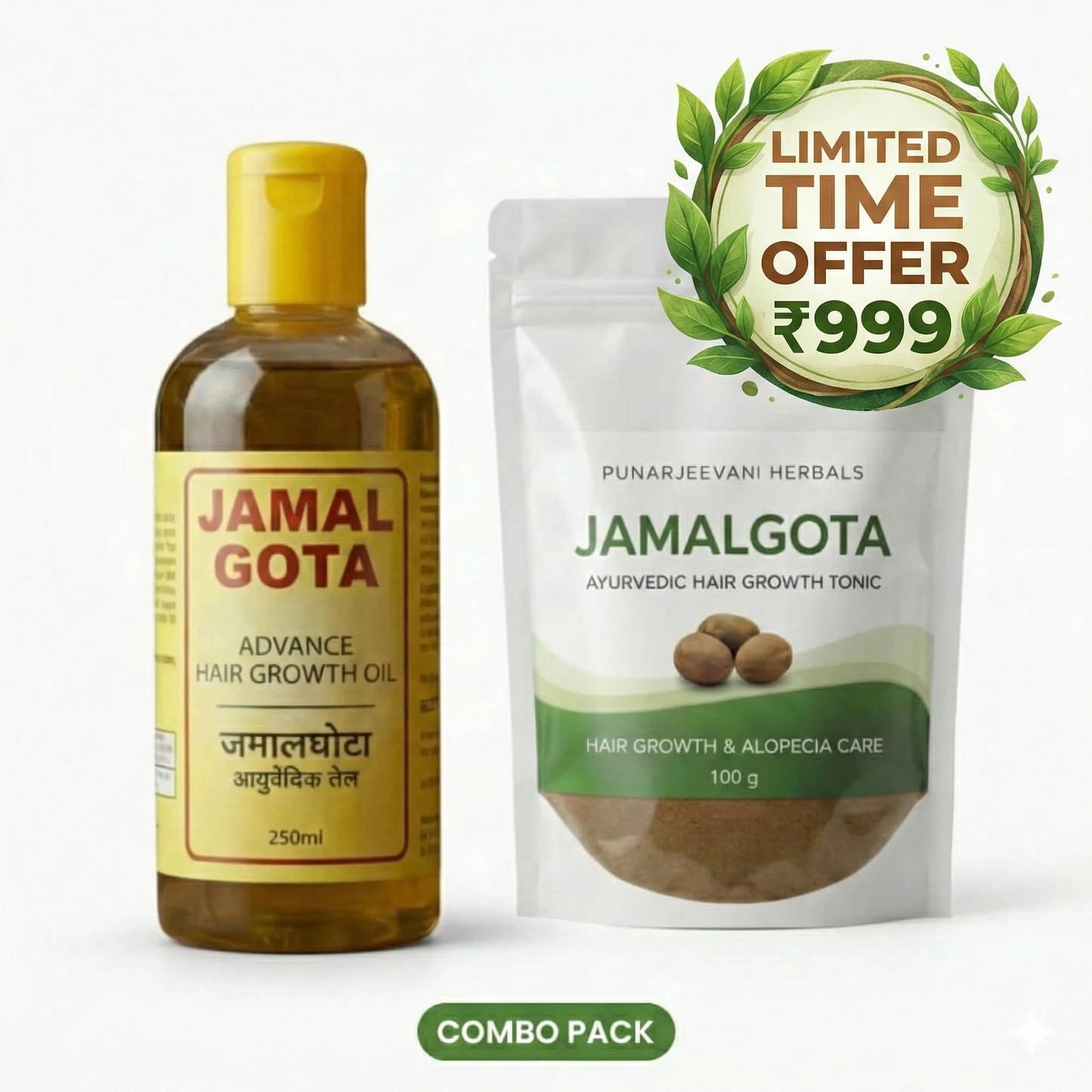 Advanced Jamalgota Herbal Hair Oil-100% Intense Hair Care