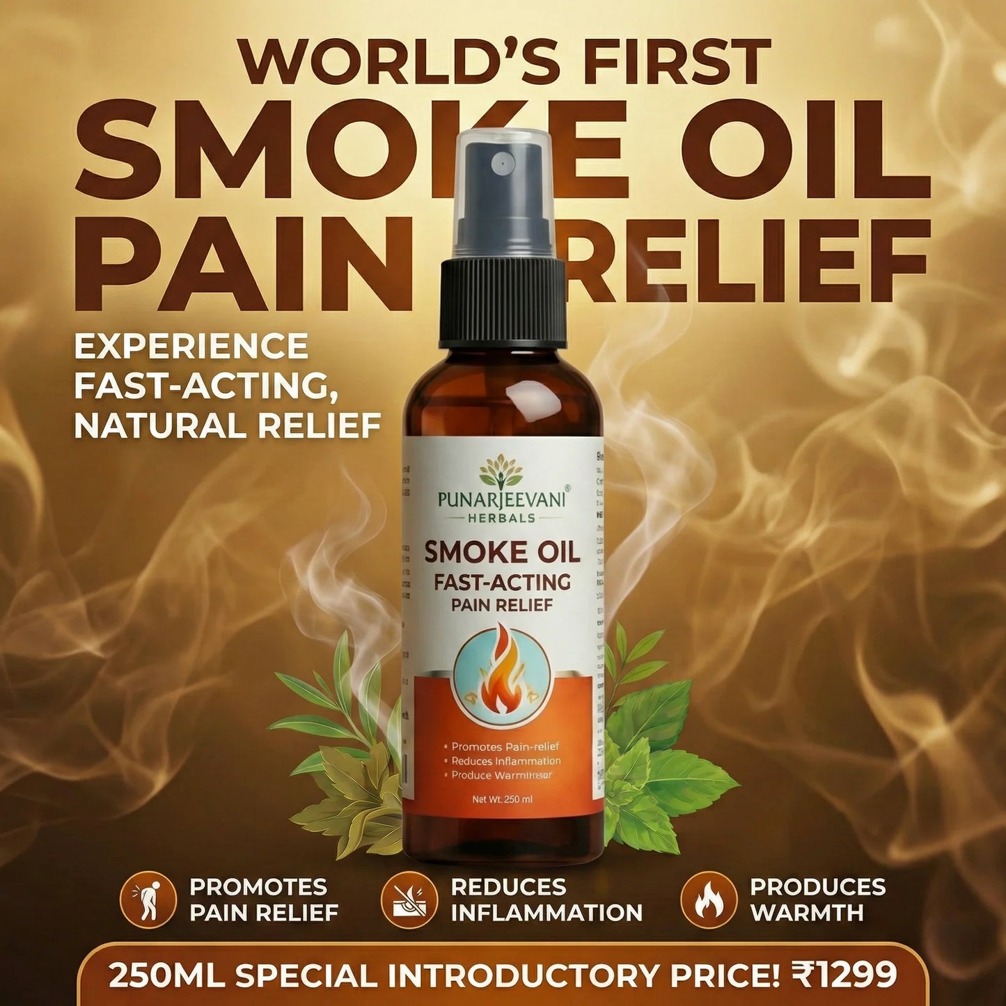 Fast Acting Smoke Oil- Modern Pain Relief Oil